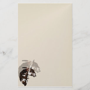 Papelería Caballo emplumado stationery2_vertical.v2. de la