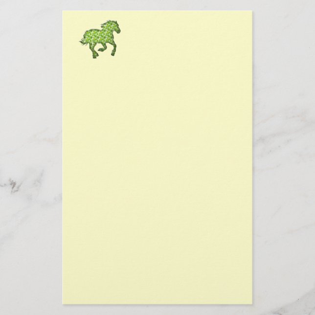 Papelería caballo verde (Anverso)