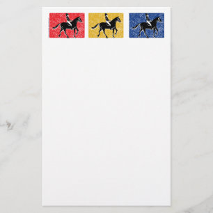 Papelería Caballo y jinete ingleses