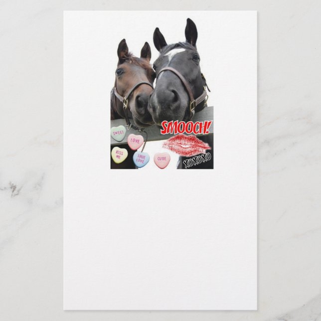 Papelería Caballos de amor (Anverso)