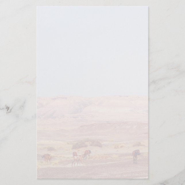 Papelería Caballos de desierto americanos P8670 (Anverso)