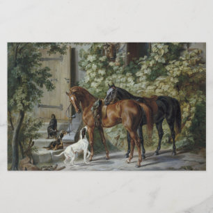Papelería Caballos en el Porch (por Albrecht Adam)