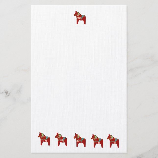 Papelería Caballos Red Dala (Anverso)