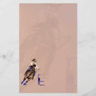 Papelería Caballos Rock2 stationery_vertical.v2. del barril