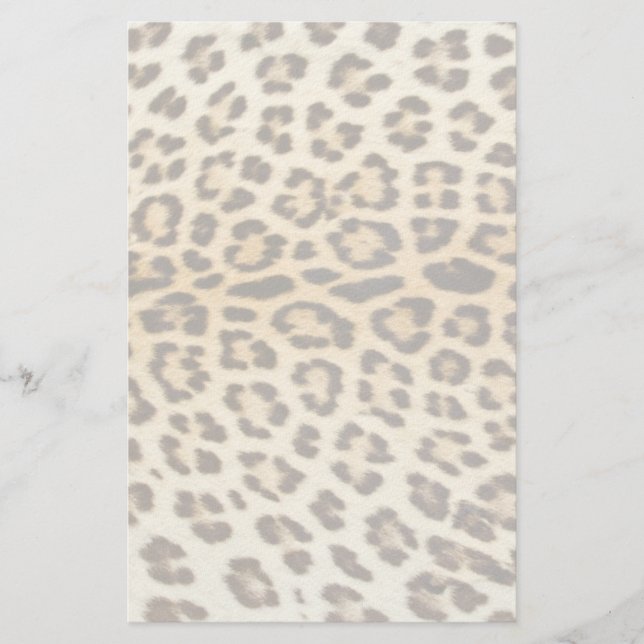 Papelería Cabello leopardo (Anverso)