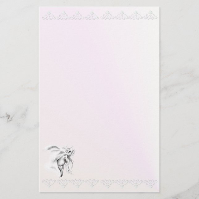 Papelería Cabeza de caballo blanco stationery_vertical.v2 (Anverso)