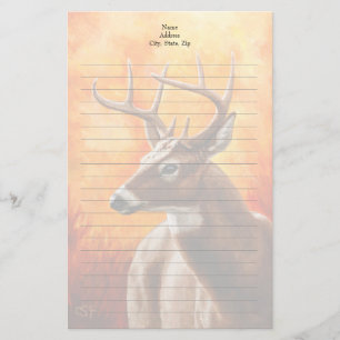 Papelería Cabeza de toro de Whitetail Deer Trophy