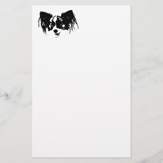 Papelería Cabeza divertida de perro (Anverso)