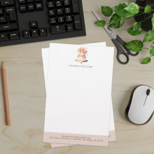 Papelería Cabezal elegante Personalizado de pasteles