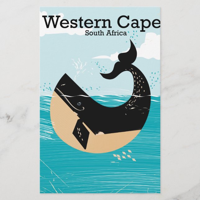 Papelería Cabo Occidental Sudáfrica (Anverso)