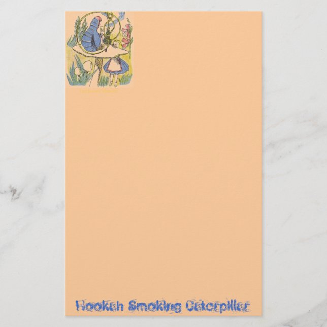 Papelería Cachimba que fuma Caterpillar (Anverso)