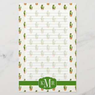 Papelería Cactus y modelo de punto suculento de Polk