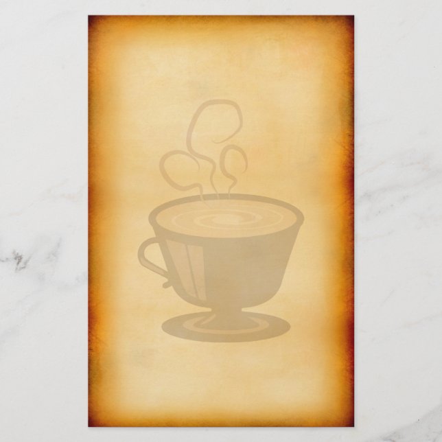 Papelería Cafe de época (Anverso)