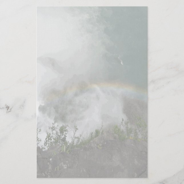 Papelería Caídas elegantes del arco iris de los efectos de (Anverso)