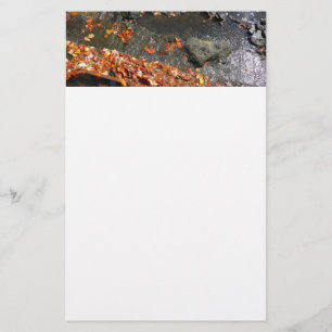 Papelería Caídas en cataratas en fotografía de otoño