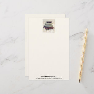 Papelería Cairn meditativo de piedras apiladas