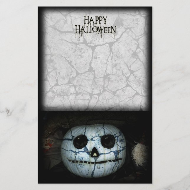 Papelería Calabaza blanca escabrosa (Anverso)