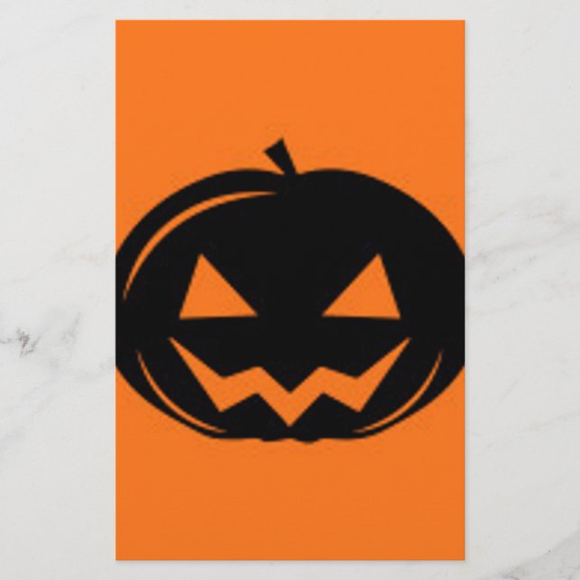 Papelería Calabaza negra (Anverso)