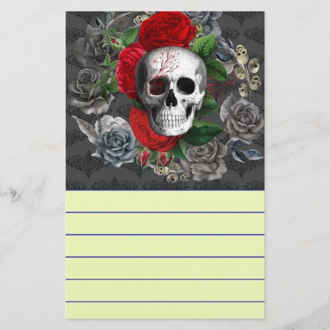 Papelería Calavera (Anverso)
