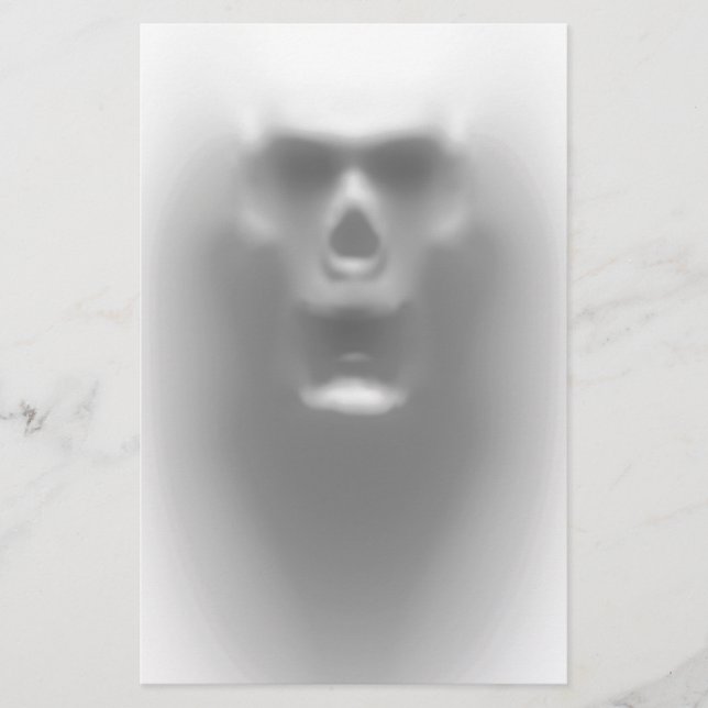 Papelería calavera temible (Anverso)