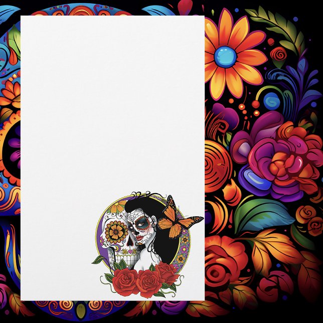 Papelería Calaveras de azúcar Art Nouveau (Subido por el creador)