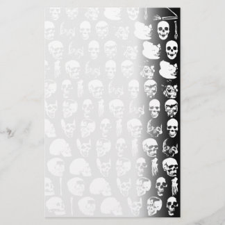 Papelería Calaveras Horror Gótico Rock de la Muerte Monstruo