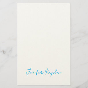 Papelería Caligrafía Clásica Minimalista Profesional