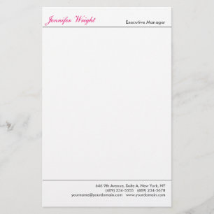 Papelería Caligrafía elegante minimalista profesional