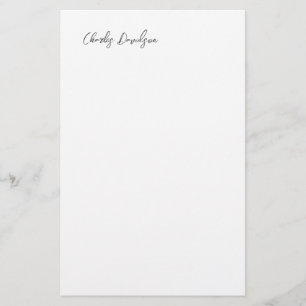Papelería Caligrafía moderna minimalista profesional
