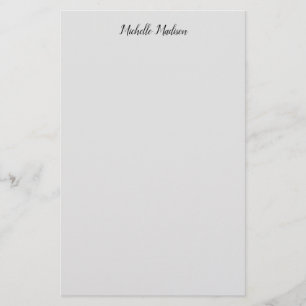 Papelería Caligrafía moderna minimalista simple de escritura