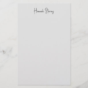 Papelería Caligrafía moderna profesional minimalista