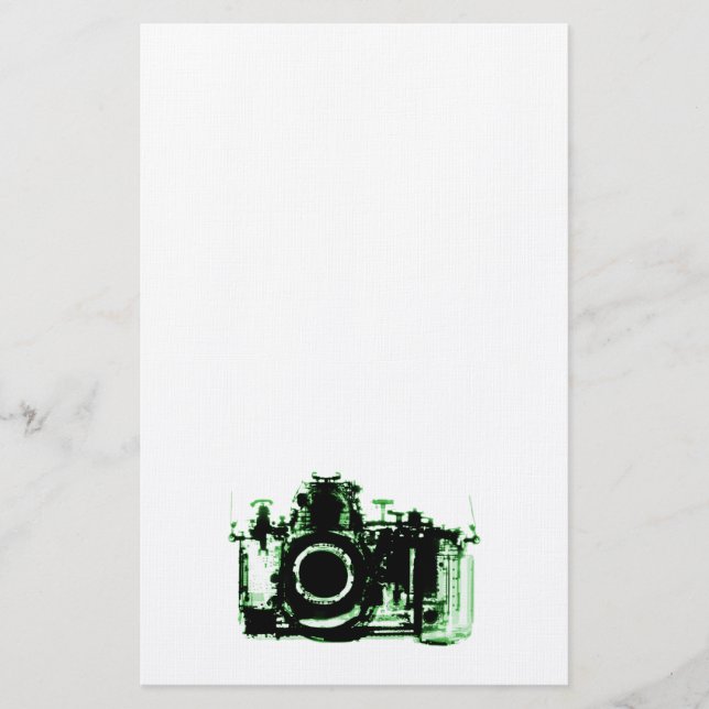 PAPELERÍA CÁMARA DE VISION DE LA RADIOGRAFÍA - VERDE (Anverso)