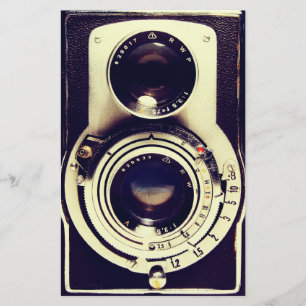 Papelería Cámara del vintage