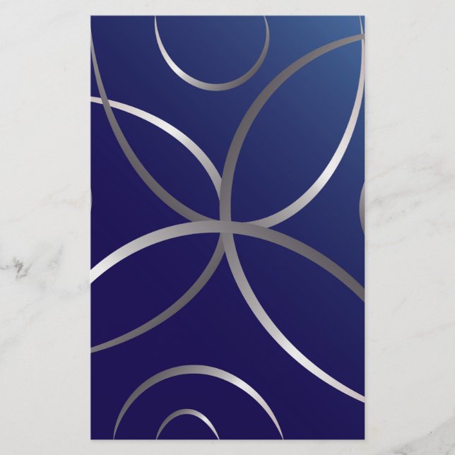 Papelería Caminos plateados (Anverso)