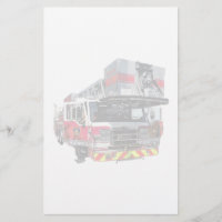 Camión de bomberos con puerta abierta
