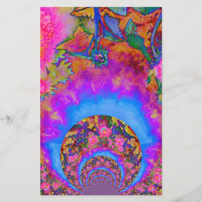 Papelería Campos de girasol para siempre (Anverso)