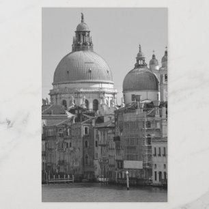 Papelería Canal Grande Blanco Negro Venecia Italia Viaje