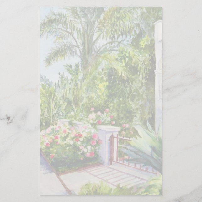 Papelería Canal Rosa Garden (Anverso)