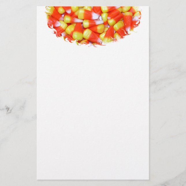 Papelería Candy Corn Stationery (Anverso)