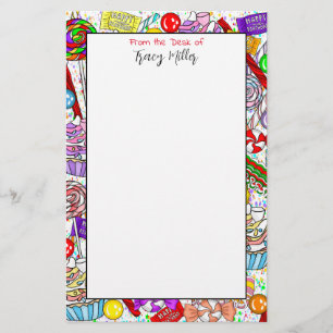 Papelería Candy y pasteles sensacionales personalizados