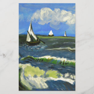 Papelería Capa marina en Saintes-Maries, Van Gogh