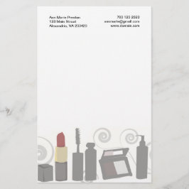 Papelería Cara, clavos, Cosmetologist del maquillaje del ojo