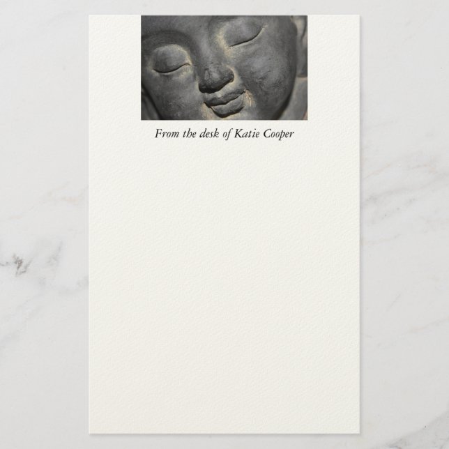 Papelería Cara de Buda Gentil Personalizada (Anverso)
