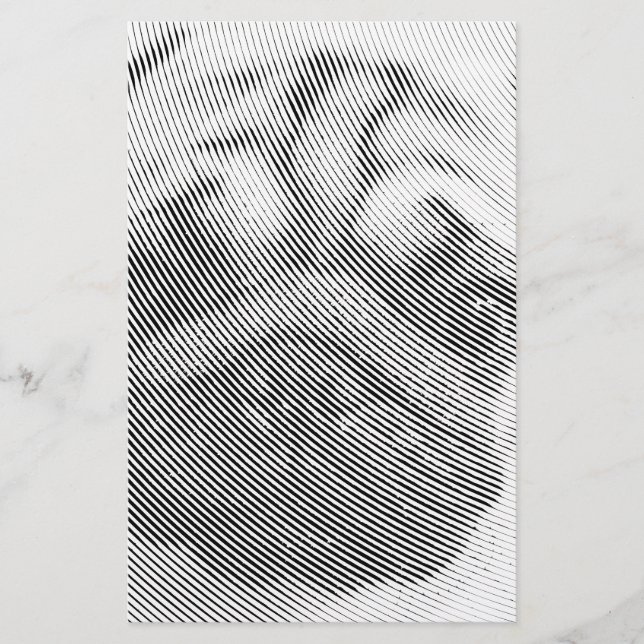 Papelería Cara de pug (Anverso)