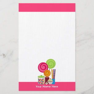 Papelería Caramelo y efectos de escritorio de los dulces