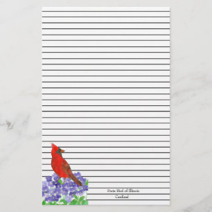Papelería Cardenal rojo Pájaro negro
