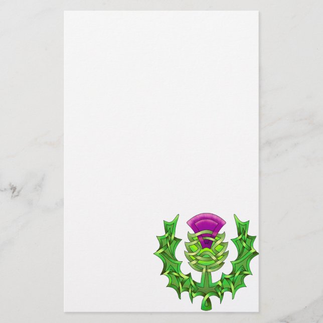 Papelería Cardo heráldico (Anverso)
