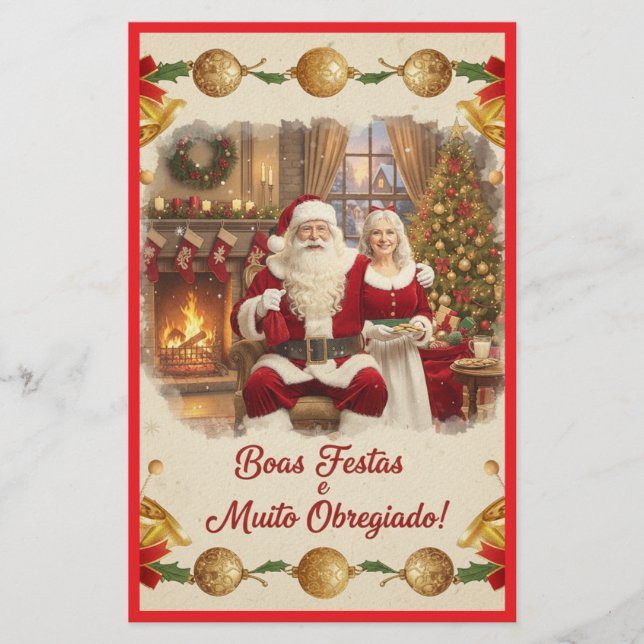 Papelería Cartão de Natal (Anverso)