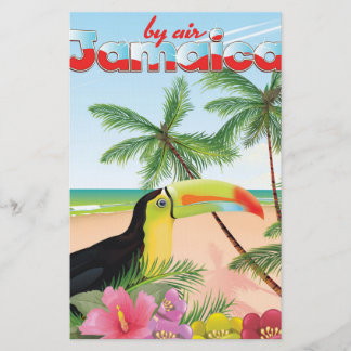 Papelería Cartel de playa de tucán de Jamaica
