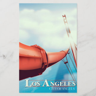 Papelería Cartel de vacaciones de Los Ángeles "ciudad de los